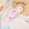 Bolsa de Lápices de Dibujos Animados para Publicidad, Monedero, Bolsa para Archivos de Maquillaje, Bolsa de Lápices con Cremallera, Bolsa de Algodón PU