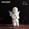 Decoraciones para el Hogar Estilo Europeo Figura de Ángel de Resina Escultura Sala de Estar Entrada Mesa de Estudio Decoración de Mesa Regalo de Cumpleaños