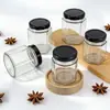 Frascos de Vidrio Hexagonales para Miel al por Mayor, Paquete de 0.5 kg de Frascos para Mermelada, Frascos para Pepinillos, Frascos para Salsa de Chile con Tapas, Contenedores de Vidrio Sellados