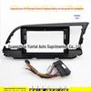 Conjunto Variado de Painéis de Modificação de Moldura Face Frame para Navegação de Tela Grande no Controle Central 9 Polegadas para Hyundai Elantra/Leading 2015