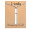 Nuevo Producto en Stock Amazon Collar Colgante de Meditación Mindfulness de Giro Roscado Silbato de Acero de Titanio para Ajustar la Respiración y Aliviar el Estrés