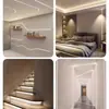 Tira de LED COB de 220V para Proyectos de Techo y Exteriores, Luz Lineal Impermeable de Alto Voltaje Autoadhesiva, Tira de LED Flexible al por Mayor