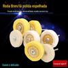 Roda de Pano em Forma de T com Cabo Roda de Polimento Roda de Lã Roda de Pano Roda de Pano Branca Amarela Roda de Pano Âmbar Ágata Polimento Roda de Pano