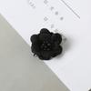 Nuevo Estilo Coreano Hecho a Mano Borde Quemado Flor DIY Accesorios para el Cabello Tocado Flor de Satén Mate Accesorios para Ropa Venta al por Mayor