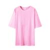 Camiseta de Manga Corta de Algodón Puro Hebei para Hombre y Mujer, Versión Lisa en Blanco, Multicolor, Hombros Caídos, Buena Calidad, Personalizada, 2025