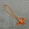 Xiangfei 2M15B-2 corda trançada artesanal com nó de orelha dupla, estilo fresco e simples, adequada para roupas infantis, decoração de bolsa, pingente de celular em acrílico