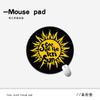 Tapete de mesa para escritório direto da fábrica tapete de mouse redondo disco de vinil retrô tapete de mouse tamanho pequeno porta-copos espessado geração de pelo
