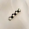Sensação de Luxo Francês Franja Floral Presilha Feminina Moda Estampa de Leopardo Presilha Única 2026 Nova Doce Cool Presilha Reta Acessórios de Cabelo