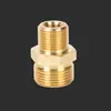Pistola de água para lavadora de alta pressão de carro adaptador 55/58 14/18 giro diâmetro variável tubo de arame de aço todo cobre 360 interno 22 externo rosca
