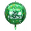 Balão Cartoon 4D de Bola de Natal 4D 22 polegadas Feliz Natal Balão de Filme de Alumínio Decoração de Natal