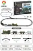 Coche de Tren Eléctrico Retro Transfronterizo con Pista, Luz y Música, Modelo de Juguete Navideño