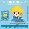 Nuevos Bloques de Construcción de Dibujos Animados Transfronterizos, Bloques de Ensamblaje de Micropartículas, Juguetes para Niños, Juguetes de Caja Sorpresa de Puesto Callejero, Regalos