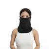 Máscara protetora facial completa de verão para meninas, à prova de sol, proteção UV, UPF50+, amigável à pele, sensível ao gelo, respirável