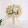 Ramo de Boda Novia Sosteniendo Foto de Boda Tulipán Certificado Flor Artificial Accesorios para Fotos Día de San Valentín Chino Estación Independiente