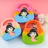Bolso de princesa de silicona para niños, monedero de almacenamiento lindo, bolsa de juguete para aliviar el estrés, bolso de hombro cruzado para niñas al por mayor