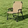 Nueva Silla Kermit Gruesa Cómoda para Sentarse Largo Camping al Aire Libre Silla de Picnic Plegable Portátil Silla Plegable Kermit