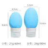 Frasco Dispensador em Formato de Concha, Frasco de Silicone Criativo Personalizado Tipo Squeeze, Frasco Dispensador de Silicone de Grau Alimentício para Viagem ao Ar Livre
