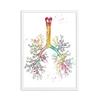 Anatomía abstracta de la columna vertebral humana póster médico arte pintura en lienzo decoración de pared de sala de estar nórdica pintura colgante