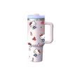 Taza de Coche de 40 oz Taza de Agua Sanrio Taza Labubu Gran Capacidad Termo de Acero Inoxidable 304 para Uso en Casa