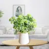 7 Garfos Simulação Milanês Frutas Casa Desktop Vaso de Flores Arranjar 7 Garfos Pequena Planta de Frutas Silvestres Material de Parede Cerca Inserir
