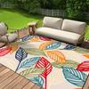 Alfombra Exterior para Hotel y Casa de Huéspedes Estilo Americano Floral Transfronteriza Temu, Resistente a la Suciedad y al Desgaste, Adecuada para Uso Doméstico en Dormitorios y Salas de Estar