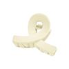 Acessórios de cabelo transfronteiriços flor de ovo feminina fosco cruz pequena garra arco rabo de cavalo garra clipe cor nuvem oca