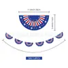 Guirlanda de Bandeiras do Dia da Independência Americana, Decoração de Bandeira do 250º Aniversário, Bandeira Pendurada, Bandeira das Estrelas e Listras, Bandeira Americana, Guirlanda de Bandeiras de Formato Especial
