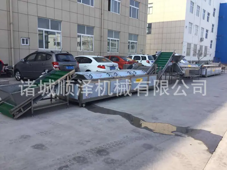 鸡爪脱皮生产线1