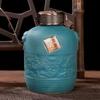 Botella de Vino de Cerámica Jingdezhen de Procesamiento Económico 0.5kg Recipiente Contenedor Botella Vacía Botella para Licor Botella de Almacenamiento Tesoro Privado Botella para Vino