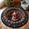Alfombra de terciopelo de cristal transfronteriza, alfombra de sala de estar navideña visual 3D, alfombra duradera y decorativa, venta al por mayor del fabricante
