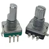 Encoder Ec11 Horizontal de 3 Pinos Sem Interruptor Ajustável Lateralmente Potenciômetro de Rotação 360 Graus Encoder Rotativo