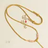 Nuevo Estilo Cordón para Collar Tejido a Mano Estilo Chino Nudo Flor de Durazno con Colgante Ajustable para Colgantes de Ámbar, Jade, Oro y Piedras Preciosas