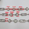 Yiwang Hot Alloy Diamond Chain DIY Pulseira Capa de Telefone Beleza Pendurado Corrente Sapatos Bolsa Acessórios Atacado