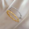[Acero de titanio para todo el cuerpo] Pulsera de titanio estilo INS europeo y americano, pulsera de acero inoxidable de moda retro transfronteriza, pulsera de acero inoxidable