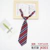 JK Tie Estilo Coreano Feminino Estilo Japonês Estilo Universitário Listrado Gravata de Mão Uniforme Curto Grátis Gola de Estudante Flor Arco Moda