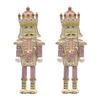 Aleación exagerada con goteo de aceite Rompe nueces de diamante Pendientes de soldado Personalidad europea y americana Lindos personajes de dibujos animados Aretes Studs Pendientes