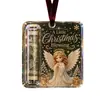 Nuevas decoraciones navideñas acrílicas de venta caliente transfronteriza, colgantes creativos, adornos navideños acrílicos
