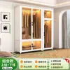 Armario de acero, gran capacidad, para dormitorios, adecuado para apartamentos de alquiler, armario infantil de metal, armario de almacenamiento a prueba de humedad y polvo