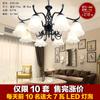Lustres Estilo Americano, Luminárias de Ferro Forjado Atacado, Luzes para Sala de Estar, Luzes para Quarto, Lustres Decorativos para Sala de Jantar, Luminárias de Teto, Retrô Estilo Francês