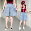 Shorts de Verão para Meninas 2026 Finos Jeans Tencel Infantil Fresco Soltos de Pernas Largas Calças Casuais Tendência para Meninas