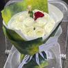 Xiyu nuevo principito material de embalaje para ramo plisado amarillo amor verde papel de tinta florería papel de embalaje para flores hecho a mano