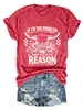 Amazon eBay site independente da moda e único feminino "se eu sou o problema" cabeça de touro T-shirt colorida de algodão de manga curta
