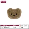 Em Estoque Multicor e Multiespecificação Clássicos Bordados de Cabeça de Urso Patches Bordados para Acessórios de Roupa Infantil e Vestuário Infantil