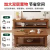 Estilo Europeu Armário de TV Moderno Minimalista Quarto Apartamento Pequeno Mini Mesa de Centro Combinação Sala de Estar Suporte de TV de Madeira Maciça Armário de Chão