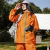 Chaqueta Ligera de Estilo Montañés para Exteriores de Verano para Hombres y Mujeres, Ropa con Capucha para Protección Solar, Conjunto de Ropa para Viajes de Pareja Anti-UV