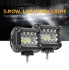 Luz de Carro LED Modelo Trinocular 20 LEDs Auxiliar Externo Manutenção Luz de Trabalho de 4 Polegadas 60W Veículo Off-Road Holofote Modificado