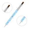 Caneta para Nail Art Haste de Onda Quente Mais Vendida na Fronteira, Haste Acrílica de Uso Duplo, Ferramenta Caneta para Manicure Francesa de Fototerapia