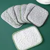 Novo pano de prato de algodão de seda prateado, dupla face, absorvente, especial para cozinha, bloco de fio de algodão antiaderente à gordura, pano fácil de limpar