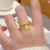 Anillo del Año del Caballo, Hazte Rico al Instante para Mujer, Anillo Abierto Versátil Simple Ajustable, Artículo Popular de Celebridad de Internet, Regalo para el Festival del Bote del Dragón