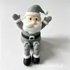Figura de Papai Noel impressa em 3D de PLA transfronteiriça, articulada para movimento, um brinquedo festivo de decoração de mesa de Natal
